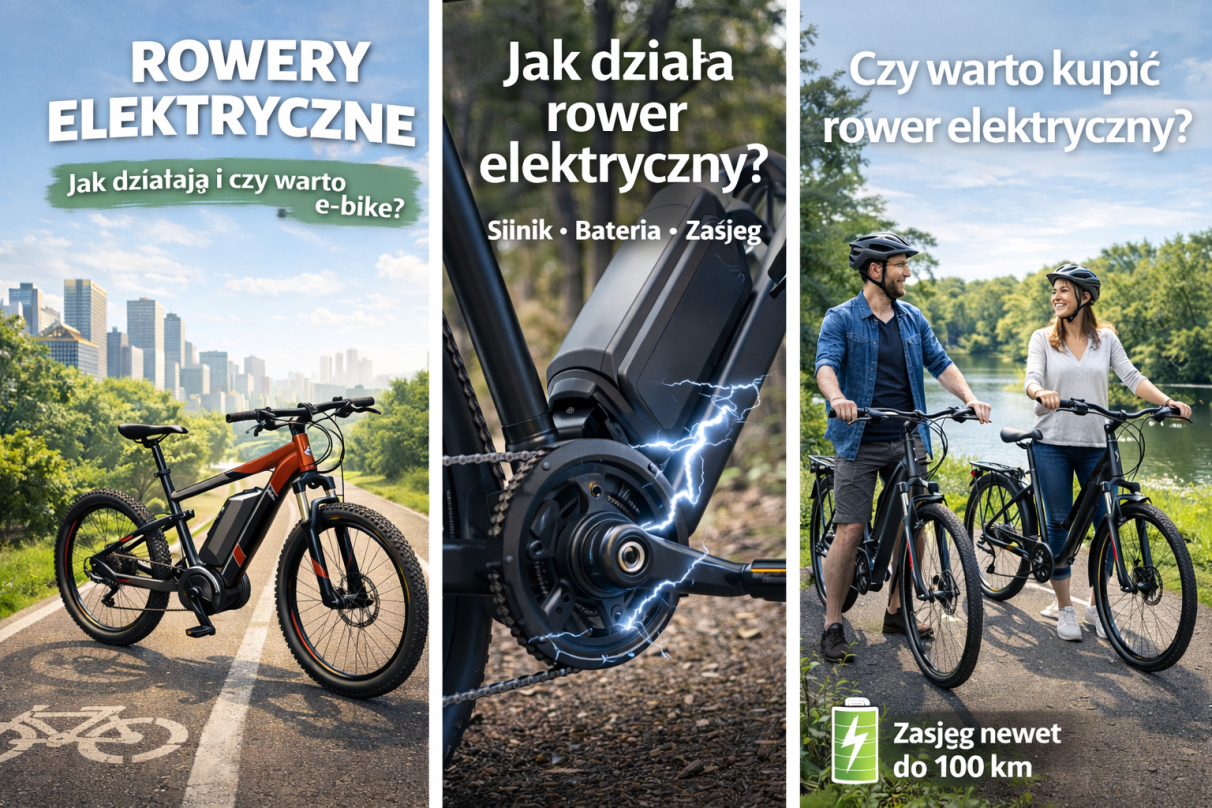 Rowery elektryczne – jak działają i czy warto kupić e-bike?